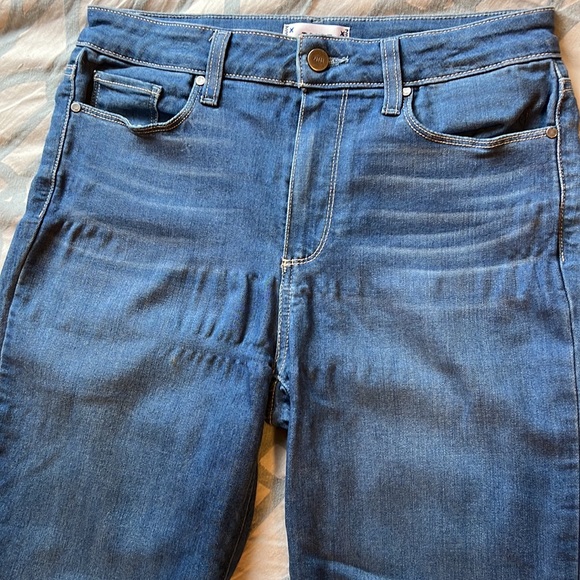 PAIGE Women’s Size 29 HOXTON ANKLE RAW HEM SKINNY JEAN - ALYESKA* High Waisted - Picture 3 of 16